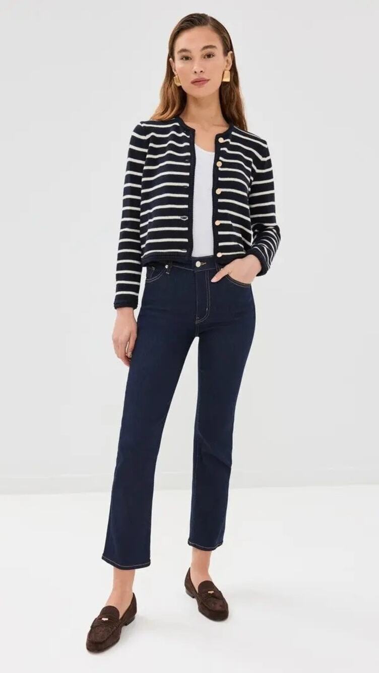 FRAME Le Sleek Straight Jeans - Stargirl Blue - Size 26
